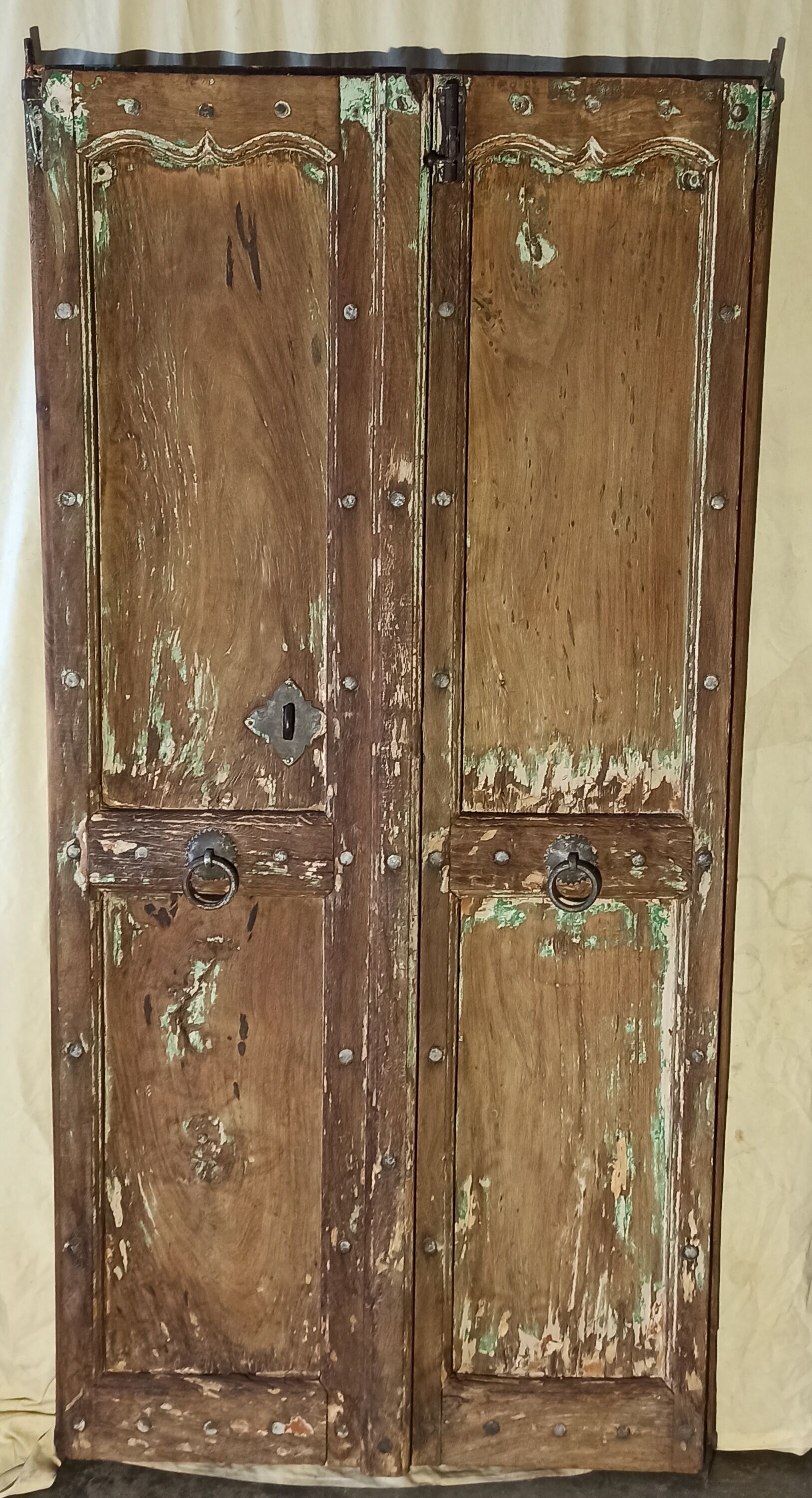 Old wooden door