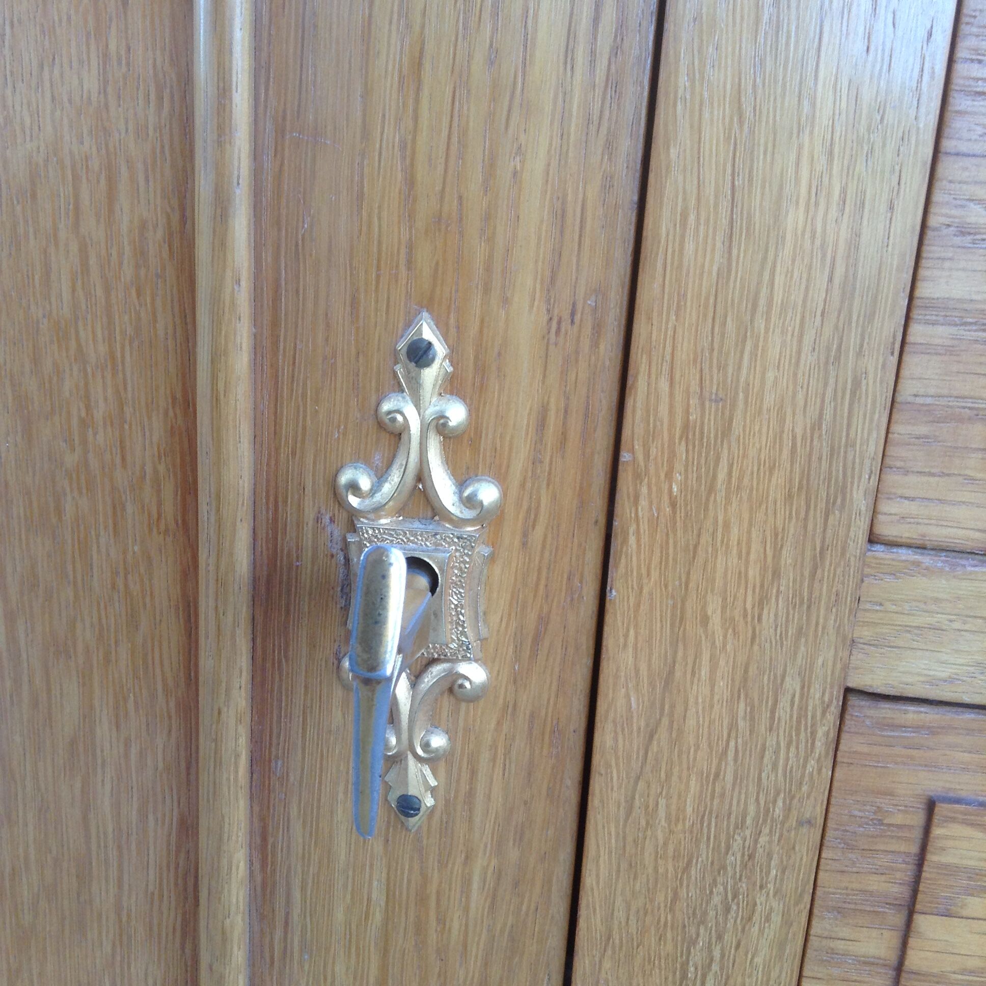 Vintage solid oak dresser