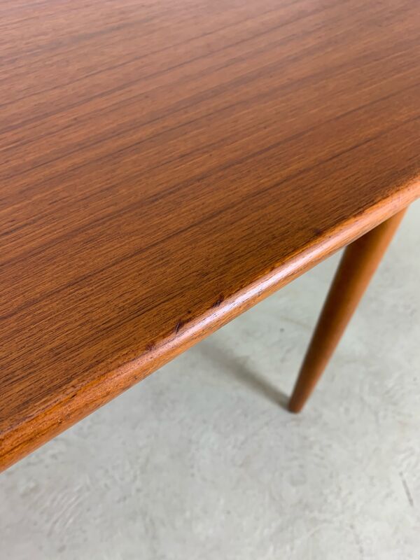 MIdCentury Drop Leave Table en teck Arne Vodder Style, 1960s Danemark