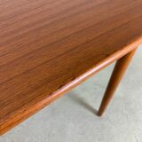 Danish MIdCentury Drop Leave Table in Teak Arne Vodder Style, 1960s Denmark