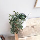 White enamel teapot