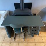 1950s workshop desk and chair