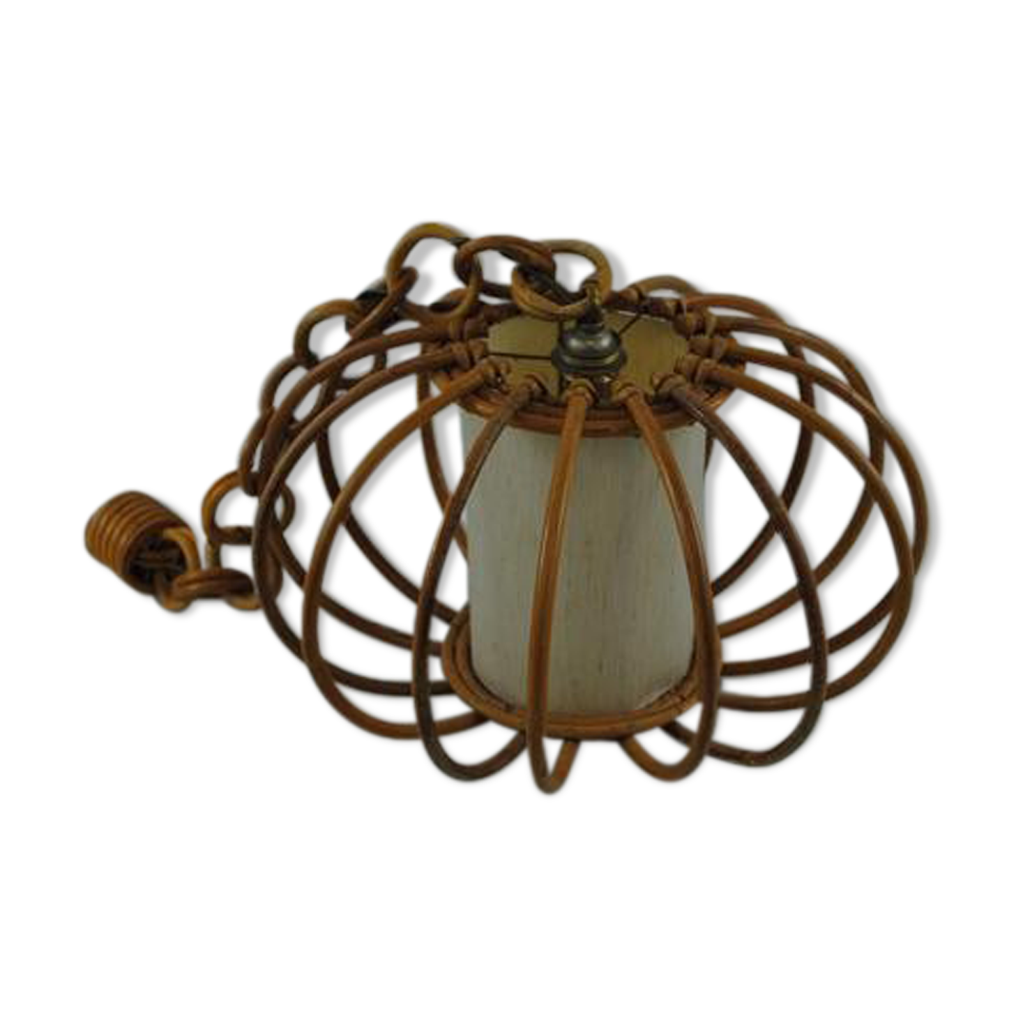 Vintage bamboo chandelier