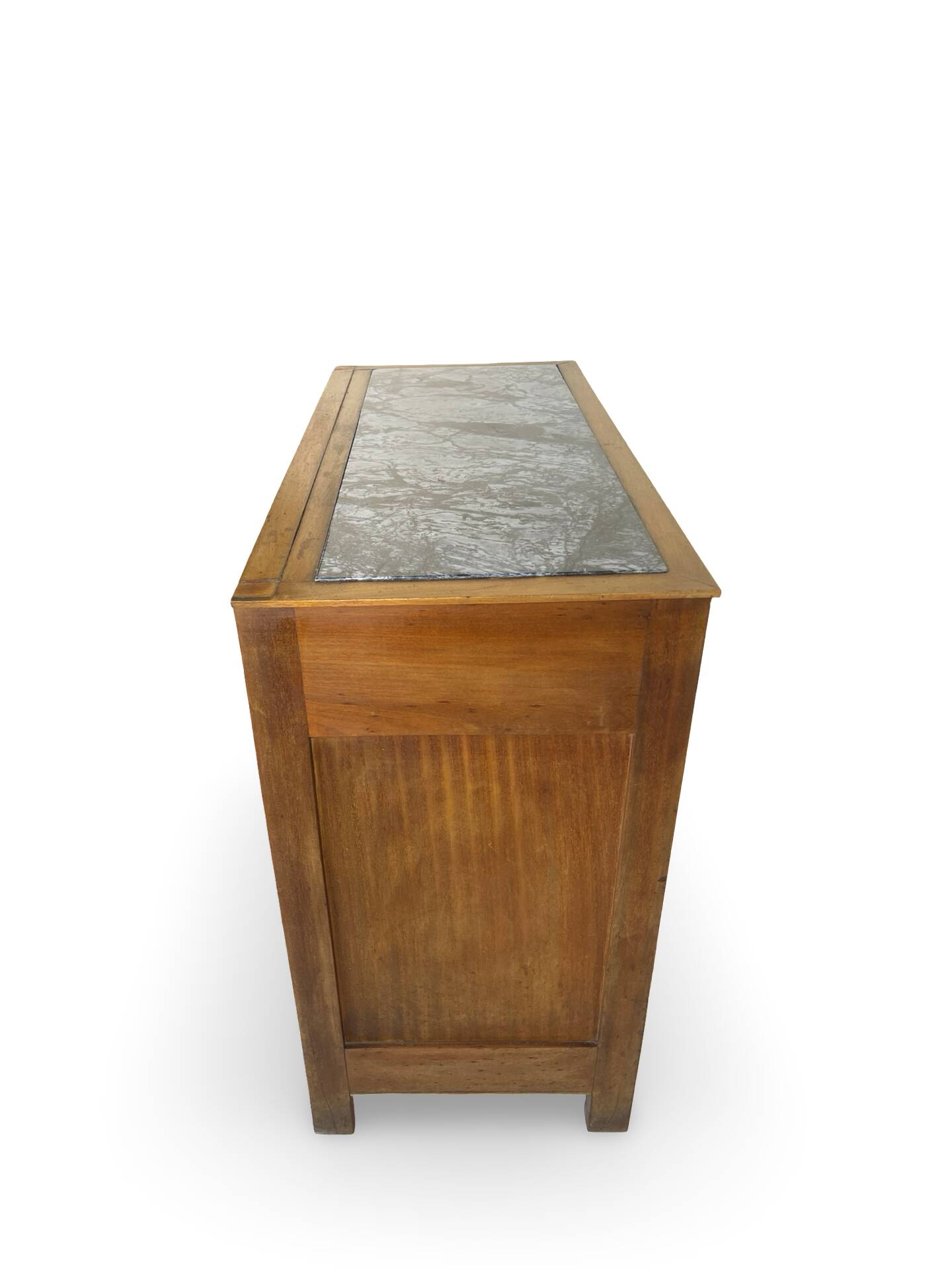 Commode de style Art Déco en bois de cerisier et noyer.