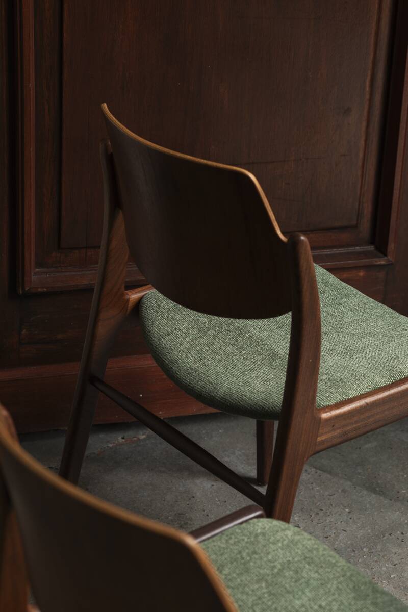 Set of 4 dining chairs by Hartmut Lohmeyer for Wilkhahn, Germany, 1950s