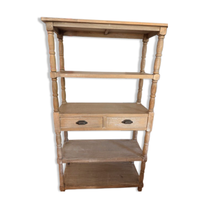 Etagère  pin blanchi