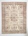 9x12 Faded Beige Large Area Vintage Persian Rug, 277x354 Cm