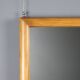 Vintage mirror with bamboo frame, Italian design, 1980s.