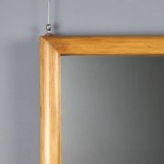 Vintage mirror with bamboo frame, Italian design, 1980s.