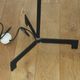 Lampadaire moderniste métal bois