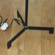 Lampadaire moderniste métal bois