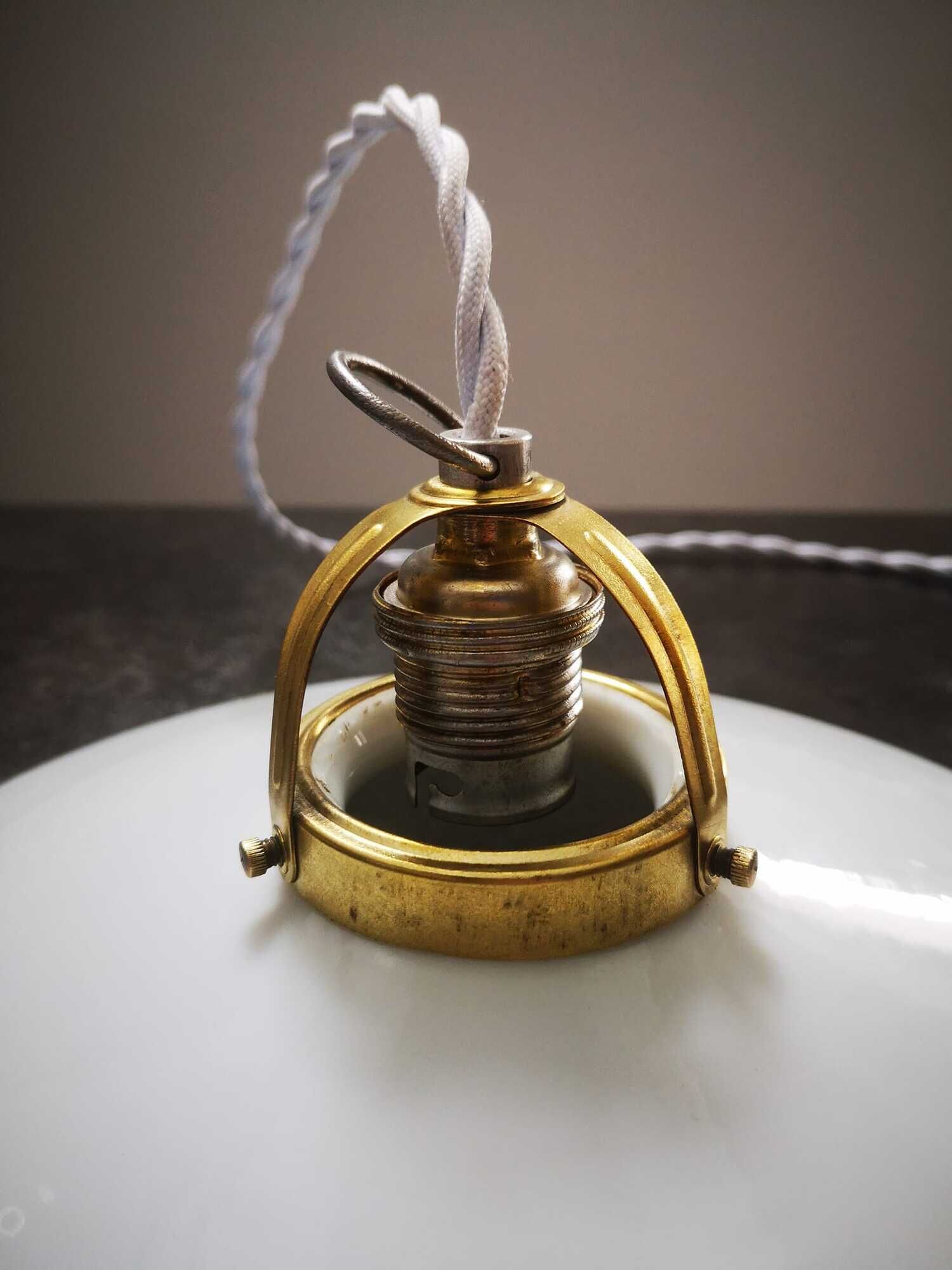 Pendant lampshade opaline