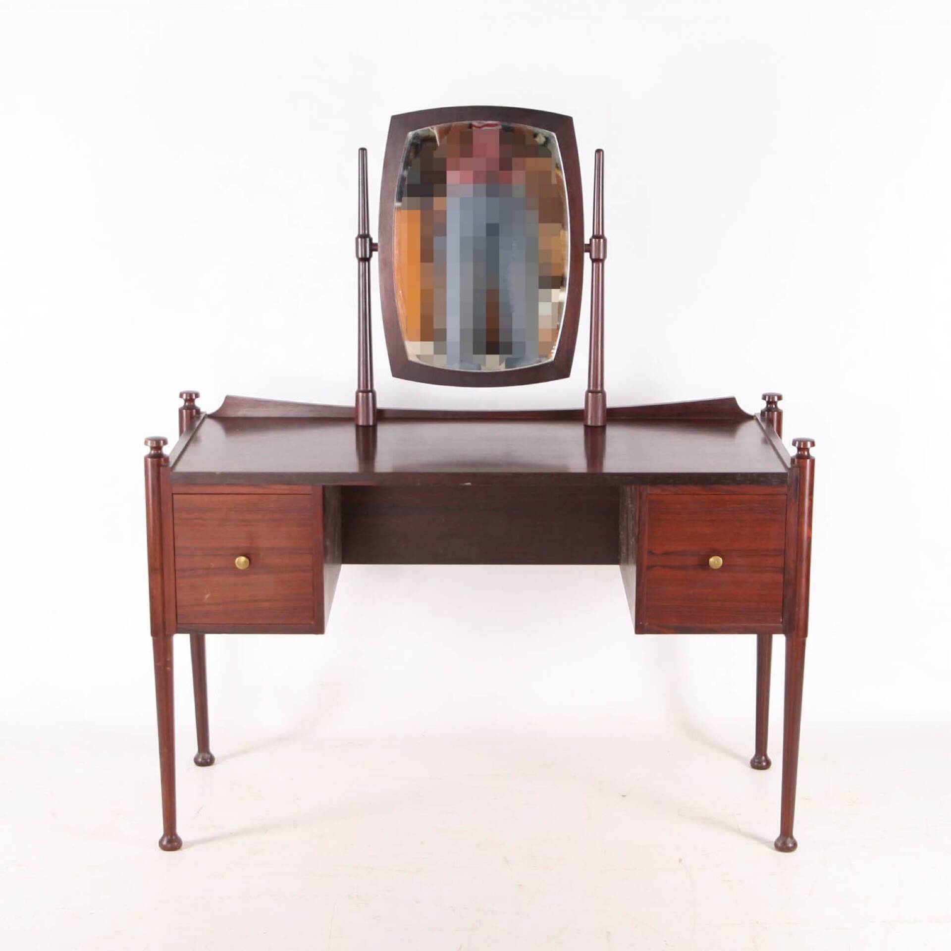 Coiffeuse en palissandre 