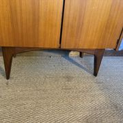 Vintage Scandinavian style sideboard in teak veneer and teak.