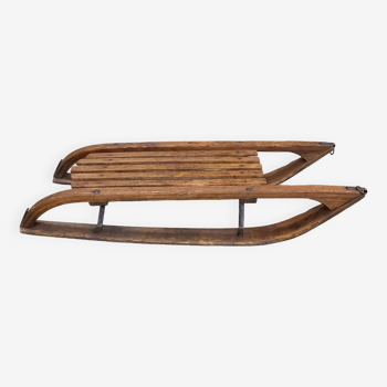 Vintage wooden sled