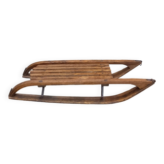 Vintage wooden sled