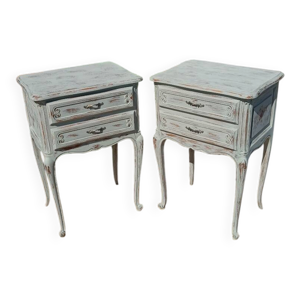 Paire de chevets – - shabby chic