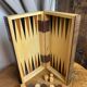 Jeu de backgammon en bois 