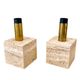 Cerri Nestore pair of travertine marble lamps, Italy 1970