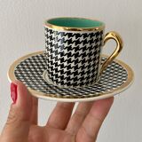 Set of 4 vintage cups Pralognan de Salins