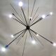 Black Sputnik Ceiling Lamp,  stilnovo 1949