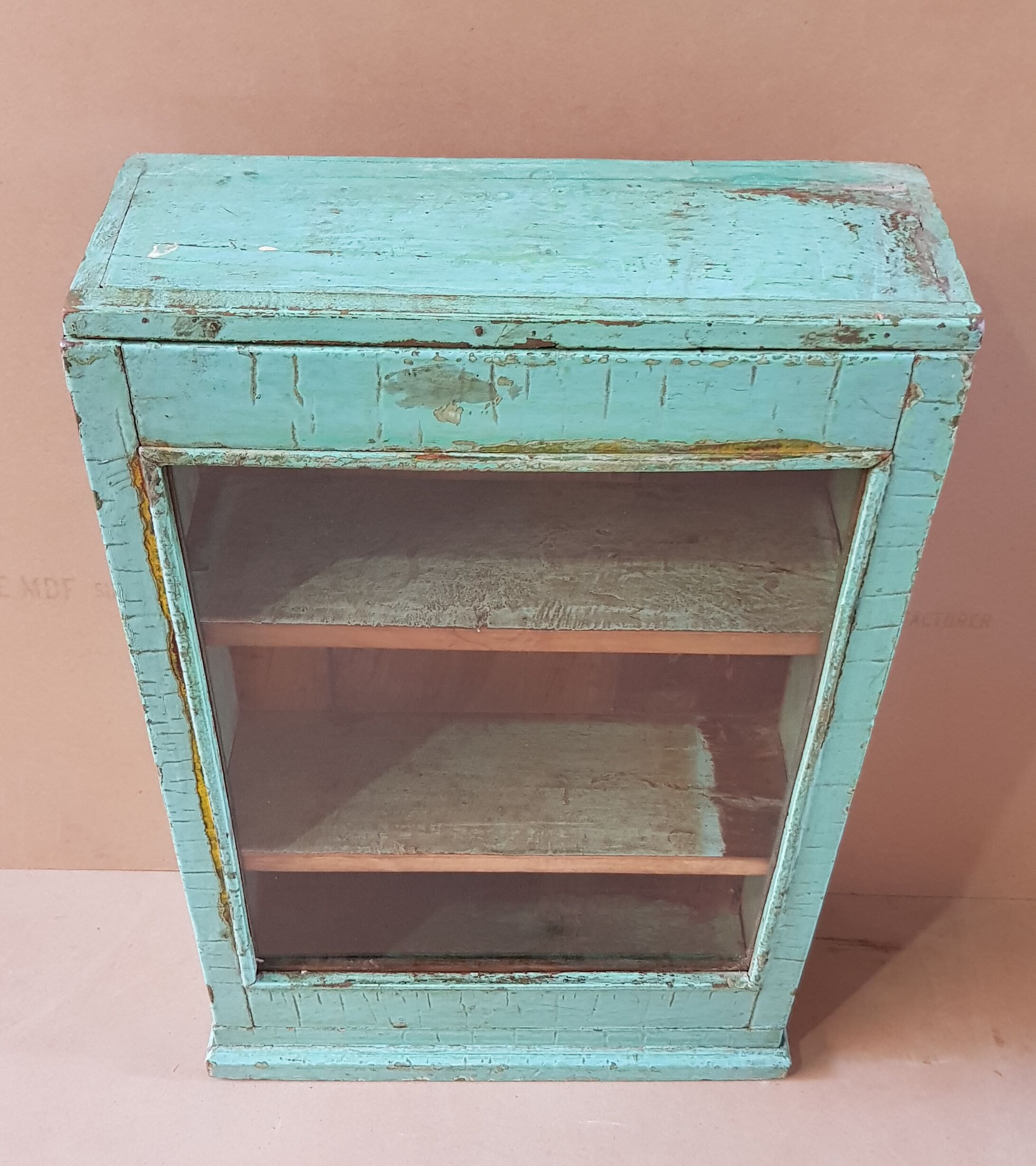 Medicine cabinet - showcase - Burmese teak wall shelf
