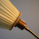 1950s Scandinavian teak and brass floor lamp