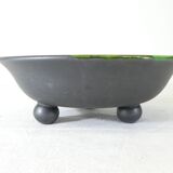 Fruit cup in black ceramic matte