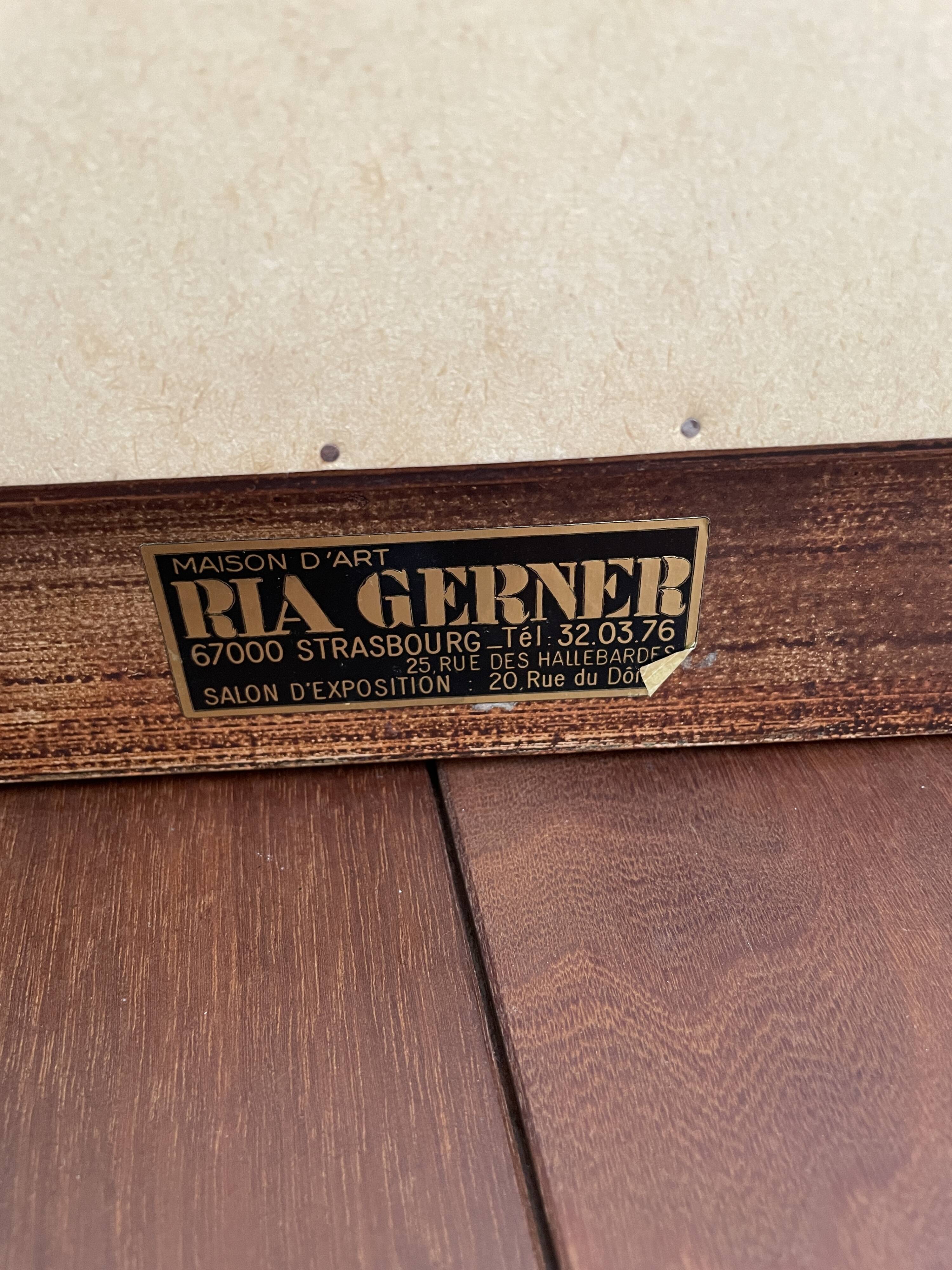 Vintage gold mirror 42 x 50 cm