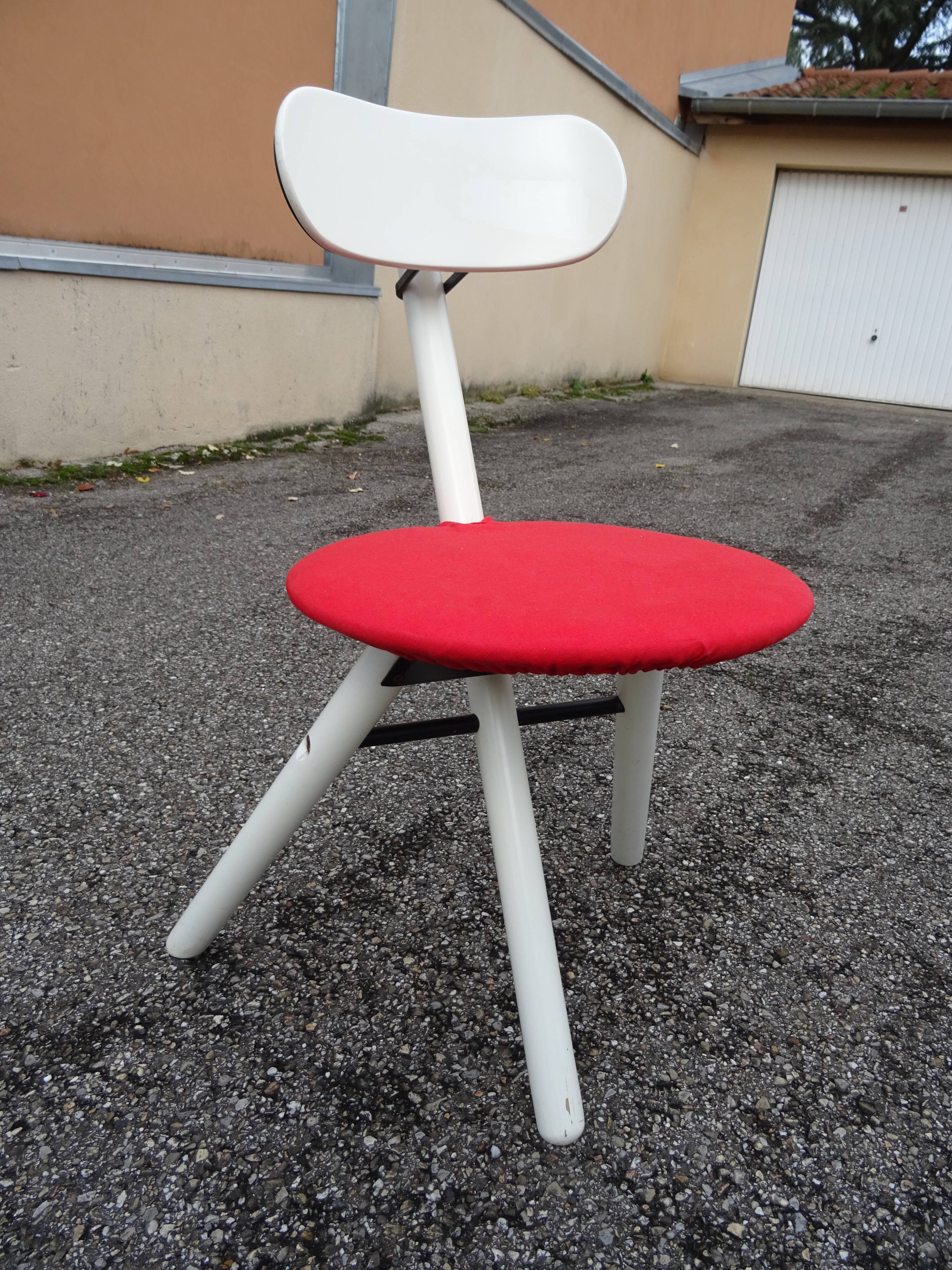 Chaise pliante TRIO Calligaris Roberto Lucci & Paolo Orlandini an 80