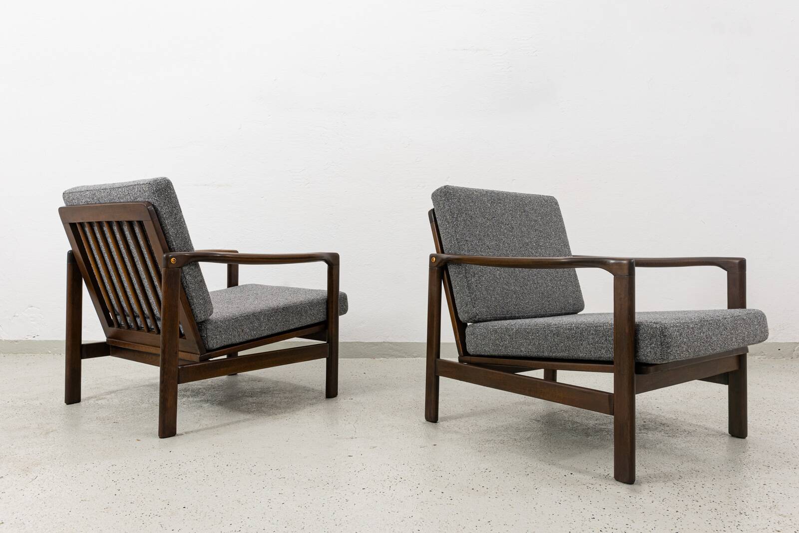 Vintage armchairs B-7522 designed by Zenon Bączyk, Poland, 1960s, set of 2