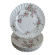 6 flat porcelain plates Limoges Haviland