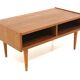 Scandinavian low teak console, Sweden, 1960