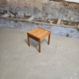 Coffee table, small pine side table 1970