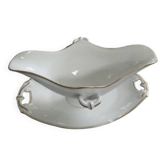 Saucière porcelaine vintage