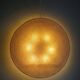 Mid-century Scandinavian Swedish, Ceiling light / Wall sconce in linen, 1950s