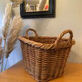 Old rattan basket