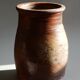 Brown terracotta milk pot / French antique farm / Artisan pottery