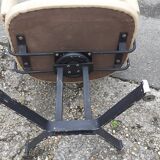 Pair of vintage swivel armchairs design xxeme