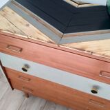 Vintage, bohemian, Scandinavian chest of drawers