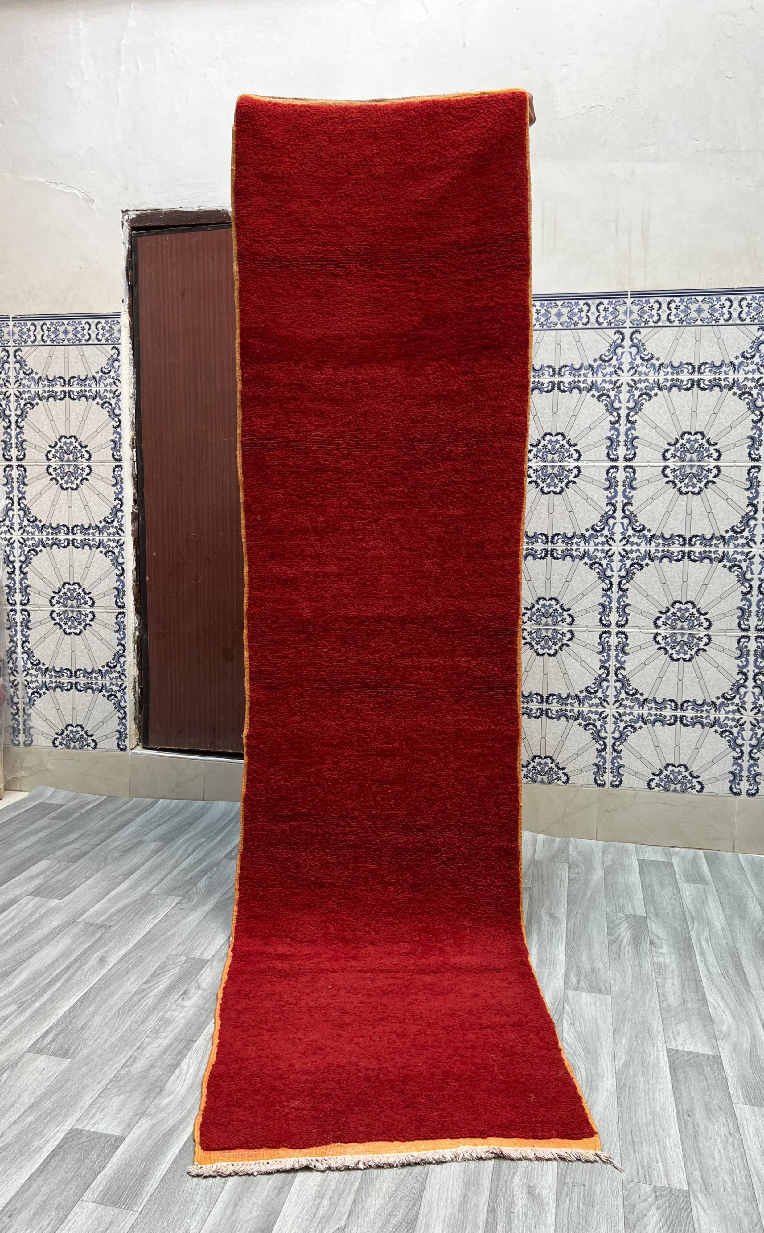 Vintage Moroccan runner rug - Moroccan hallway runner rug - Berber runner rug - runner