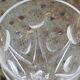 6 large old-cut crystal wine glasses, magnificent patterns