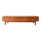 Enfilade basse vintage - style scandinave en Noyer