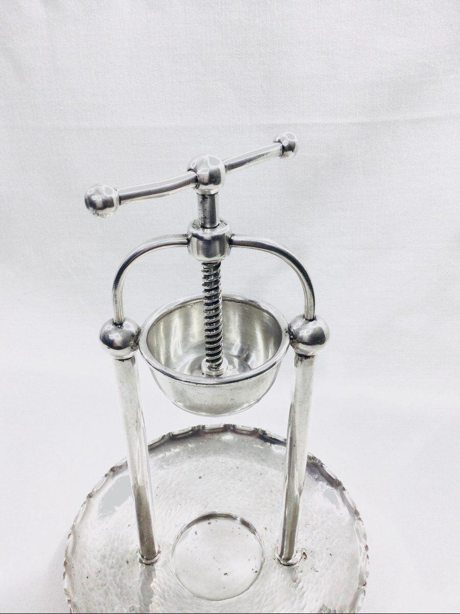 Silver Metal Citrus Press