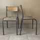 Set de 2 chaises d'école vintage Mullca 510