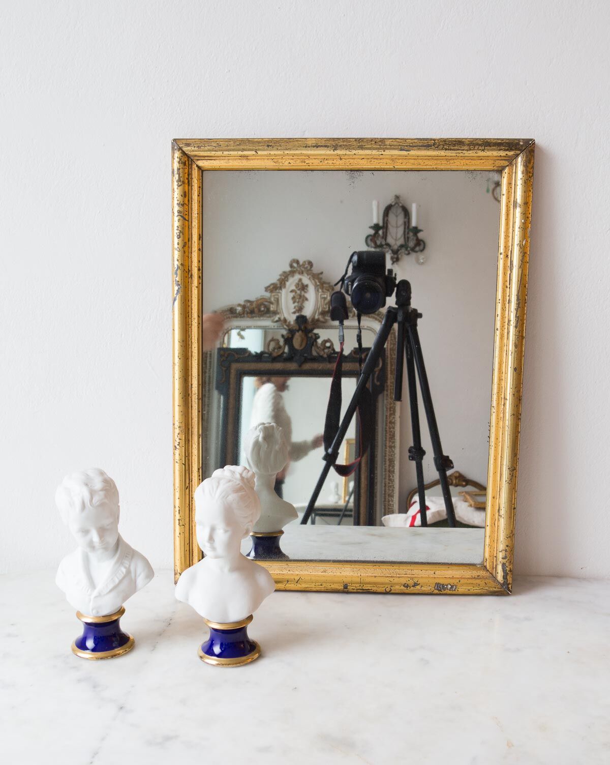 Old golden mirror 19th