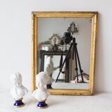 Old golden mirror 19th