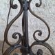 Wrought iron tripod floor lamp from the early 20th century – classical style