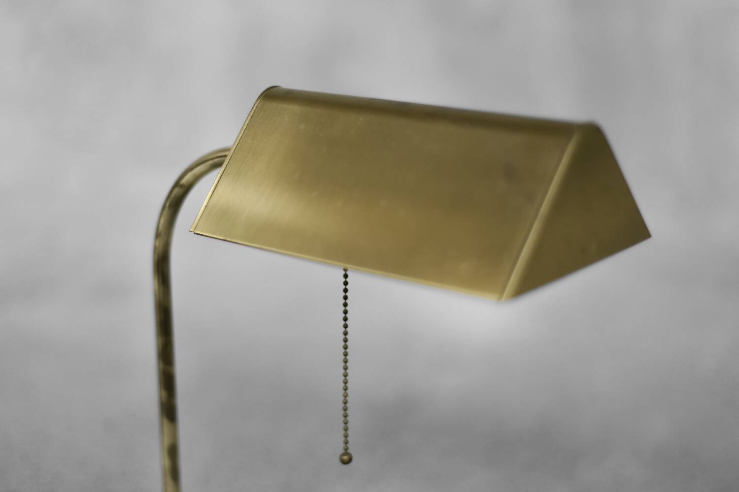 Lampe de Bureau Mid-Century Moderne en Laiton Doré avec Chaîne de Karstadt AG, Allemagne, 1970s