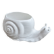 Zoomorphic "snail" pot cover in white ceramic 1970 1980